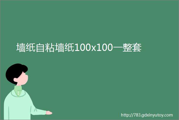 墙纸自粘墙纸100x100一整套